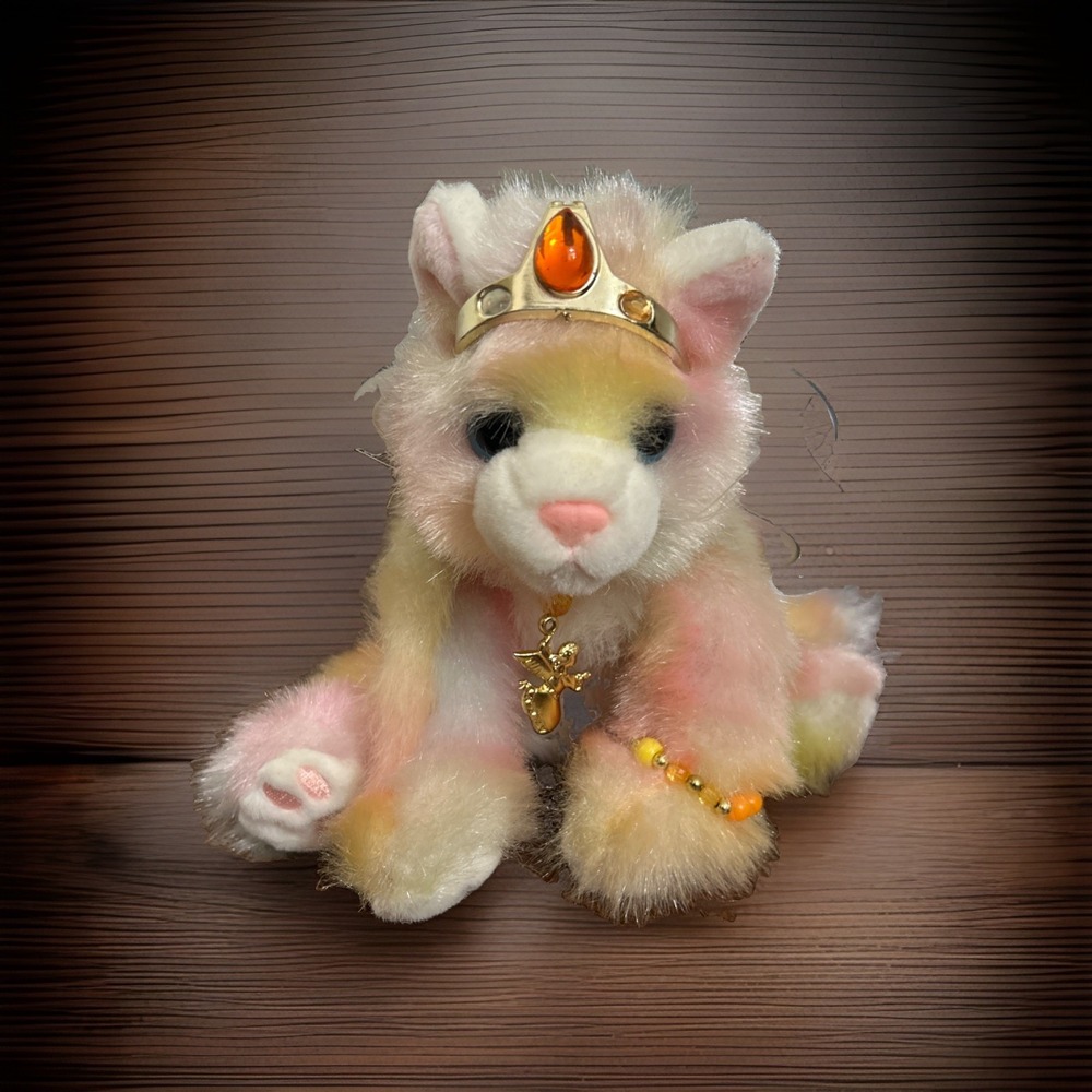 2001 Angelique Aurora Kitty Catapillers Sharon Lea Larden Plush Stuffed Rainbow